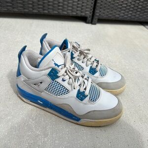 Men’s Nike Air Jordan 4 Retro Military Blue Size 7